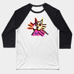 cat Baseball T-Shirt